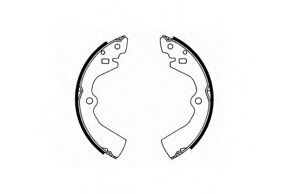 Тормозные колодки ручника SCT SS 523