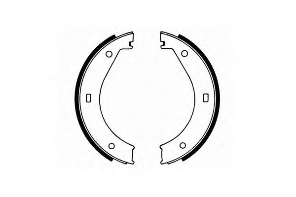 Тормозные колодки ручника SCT SS 526