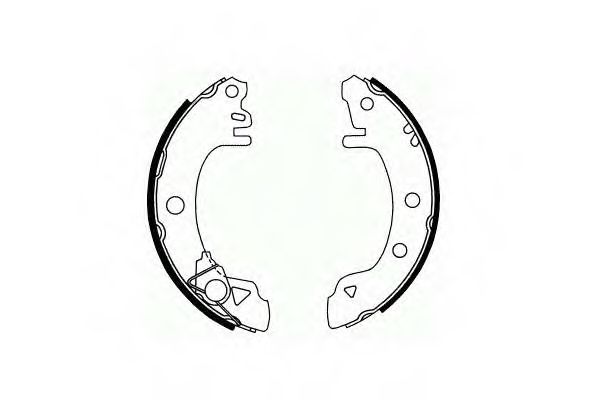 Тормозные колодки ручника SCT SS 538