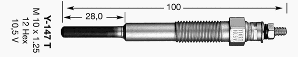 Свеча накала NGK 7493