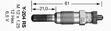 Свеча накала NGK 4573