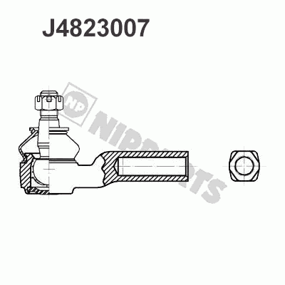 Наконечник рулевой тяги NIPPARTS J4823007