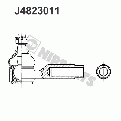 Наконечник рулевой тяги NIPPARTS J4823011