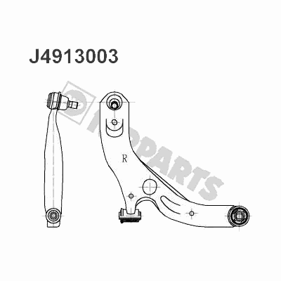 Рычаг подвески NIPPARTS J4913003
