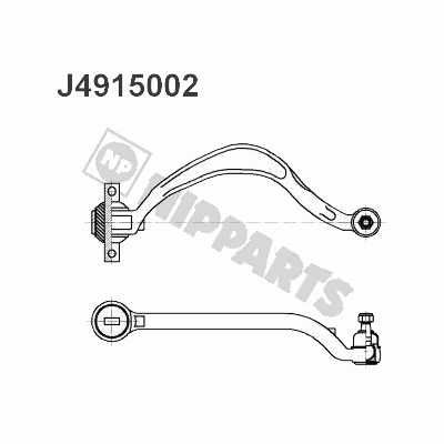 Рычаг подвески NIPPARTS J4915002