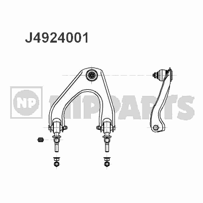Рычаг подвески NIPPARTS J4924001