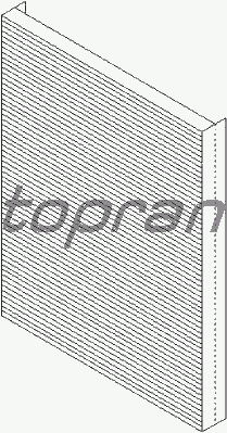 Фильтр салона TOPRAN 206 731