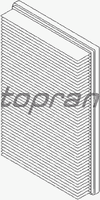 Воздушный фильтр TOPRAN 201 642