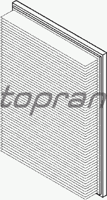 Воздушный фильтр TOPRAN 205 633