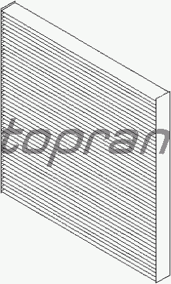 Фильтр салона TOPRAN 700 261