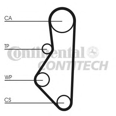 Ремень ГРМ CONTITECH CT586