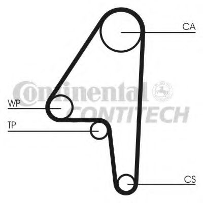 Ремінь ГРМ CONTITECH CT591