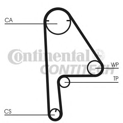 Ремінь ГРМ CONTITECH CT1081