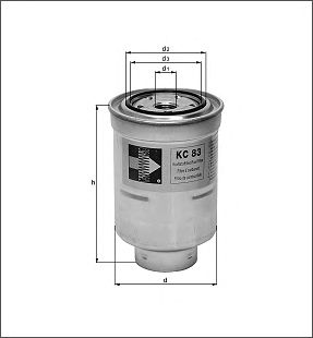 Топливный фильтр KNECHT KC 83