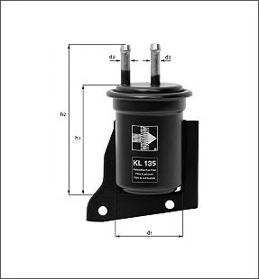 Топливный фильтр KNECHT KL 135