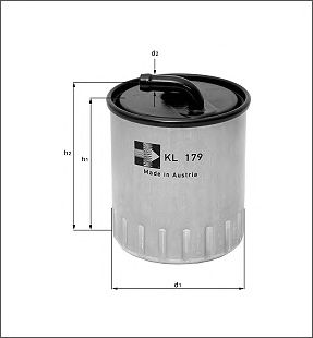 Паливний фільтр KNECHT KL 179