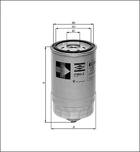 Топливный фильтр MAHLE KC 86