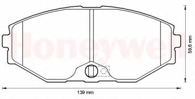 Тормозные колодки JURID 572506J