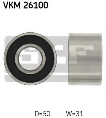 Направляющий / паразитный ролик ремня ГРМ SKF VKM 26100