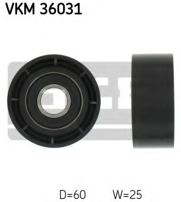 Направляющий / паразитный ролик  поликлинового ремня SKF VKM 36031