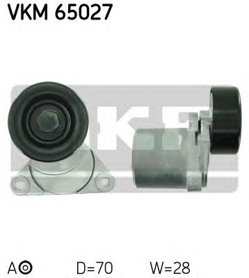 Натяжной ролик поликлинового ремня SKF VKM 65027