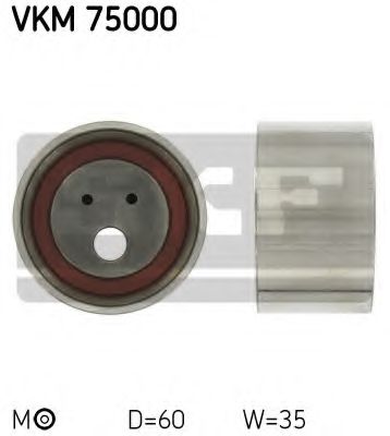 Натяжной ролик ремня ГРМ SKF VKM 75000