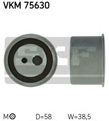 Натяжной ролик ремня ГРМ SKF VKM 75630
