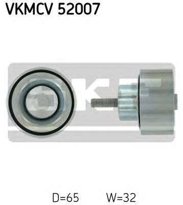 Направляющий / паразитный ролик  поликлинового ремня SKF VKMCV 52007