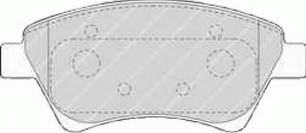 Тормозные колодки FERODO FSL1544 SL
