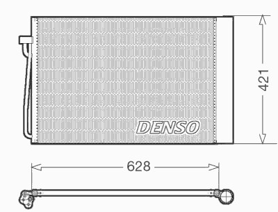 Радиатор кондиционера DENSO DCN05018