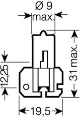 Лампа накаливания OSRAM 64173 (основная фара, противотуманная фара)