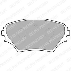 Тормозные колодки DELPHI LP1632
