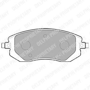 Тормозные колодки DELPHI LP1718