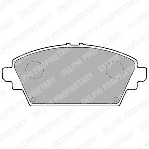 Тормозные колодки DELPHI LP1732