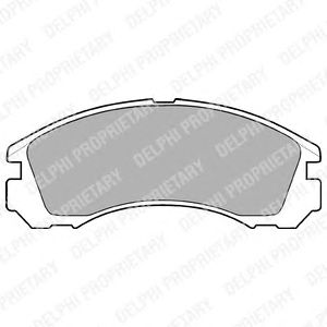 Гальмівні колодки DELPHI LP871