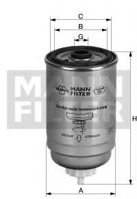 Топливный фильтр MANN WDK 725