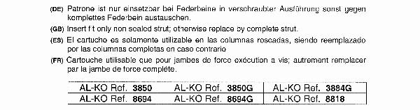 Амортизатор AL-KO 3850