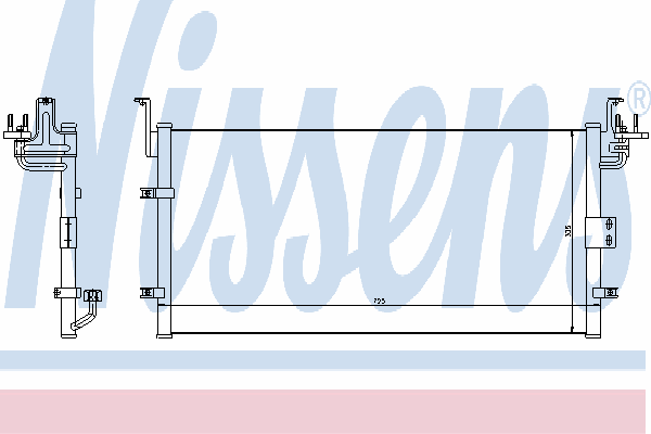 Радиатор кондиционера NISSENS 94447