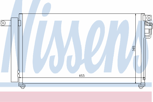 Радиатор кондиционера NISSENS 94814