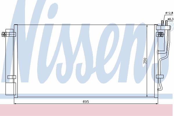 Радиатор кондиционера NISSENS 94992