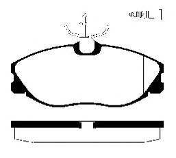 Тормозные колодки NK 223730