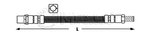 Тормозной шланг MEYLE 300 343 2113