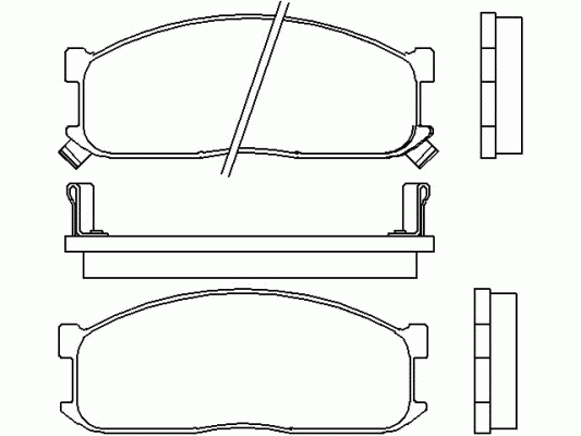 Тормозные колодки PAGID T0358