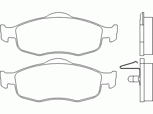 Тормозные колодки PAGID T1062