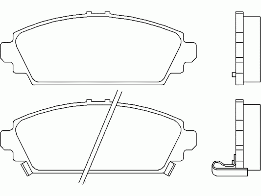 Тормозные колодки PAGID T3122