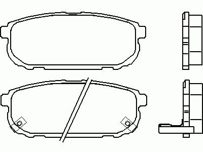 Гальмівні колодки PAGID T1401