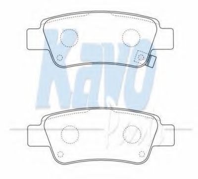 Тормозные колодки KAVO PARTS BP-2055