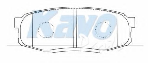 Тормозные колодки KAVO PARTS BP-9122