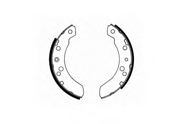 Тормозные колодки ручника SCT SS 516