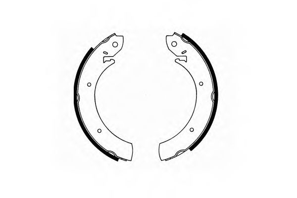 Тормозные колодки ручника SCT SS 533